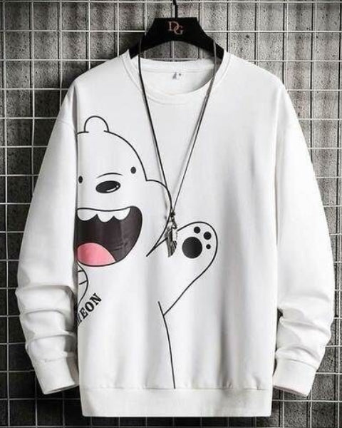 Urban Chill Ice Bear Oversized Sweatshirt